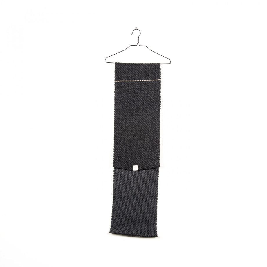 Sjaal donker grijs wol, shop online